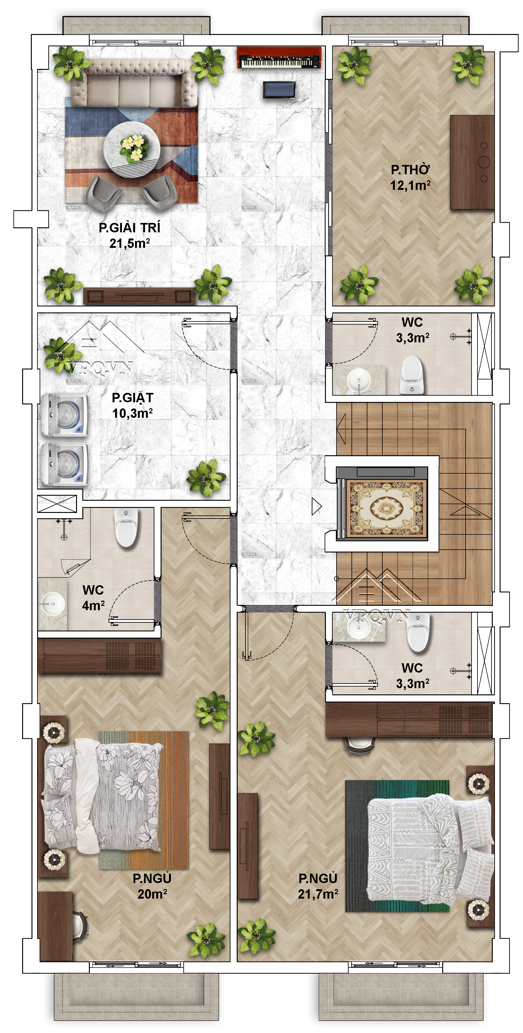 Tầng 5 8x16m
